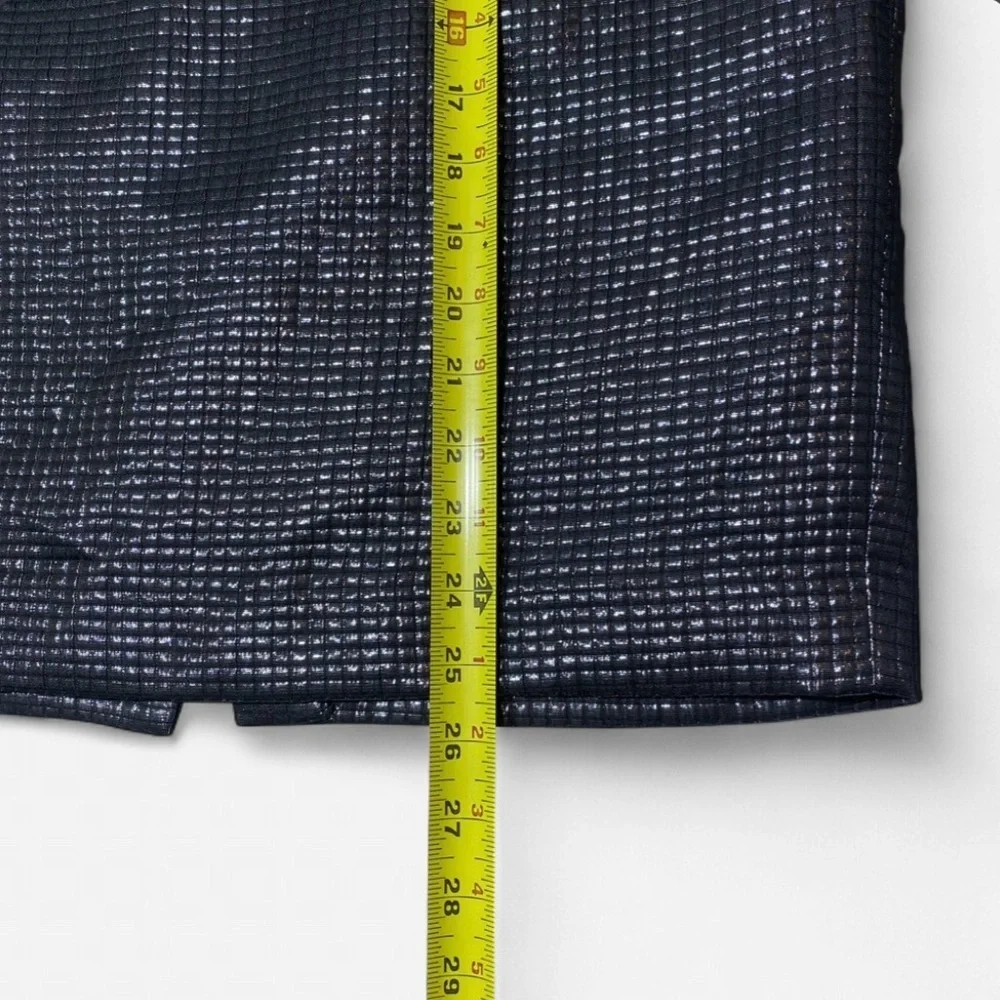 Banana Republic Monogram Metallic Textured Skirt Size 10 Luxe Cocktail